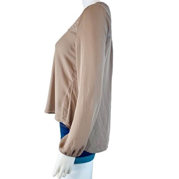 Meraki Long Balloon Sleeve Blouse Brown - Picture 5 of 11